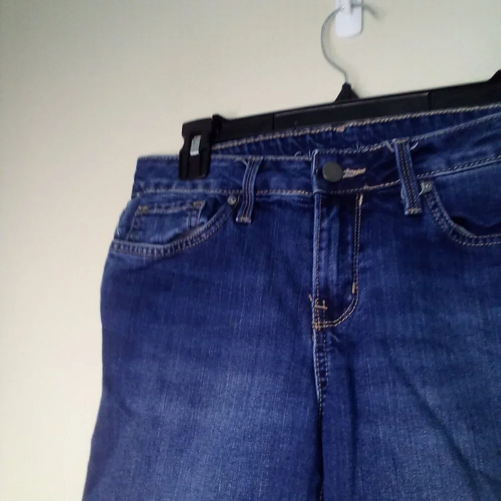 Calvin Klein Bermuda Shorts Women 27 Denim Blue